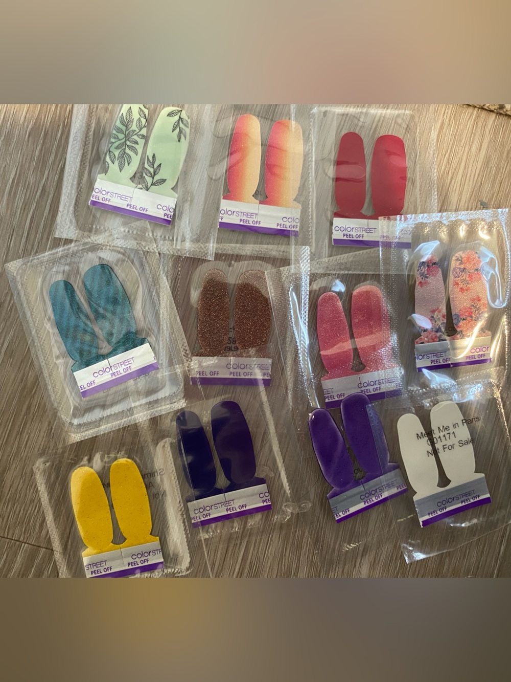 Color Street twosies, files, and prep wipes